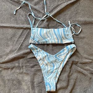 Halter High Cut Bikini